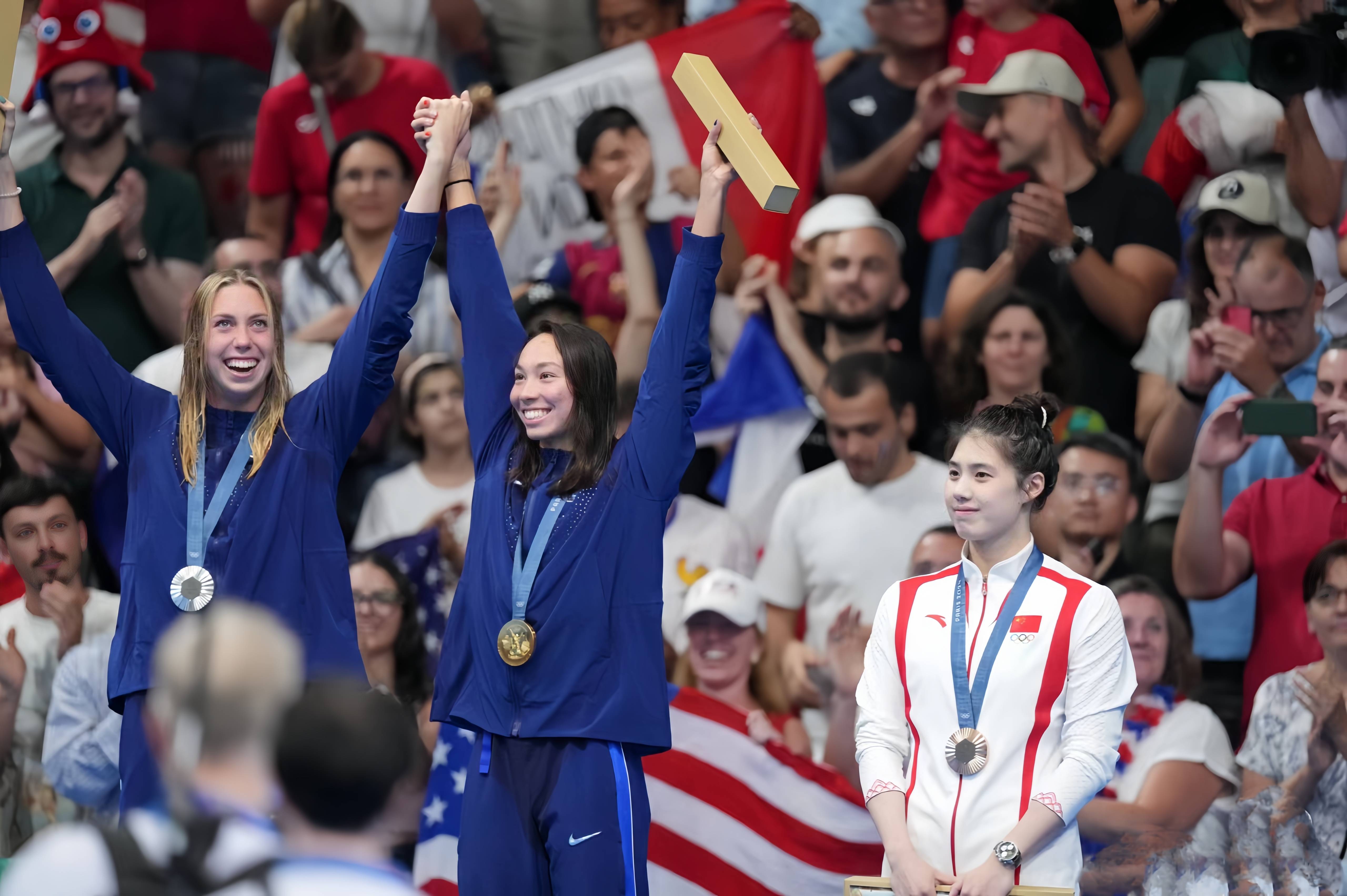 美国选手凭借出色表现获得游泳冠军! 美国选手凭借出色表现获得游泳冠军!